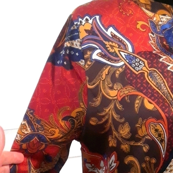 CHICO'S Asymmetrical Tunic Size 1 (M/8) - Picture 11 of 15